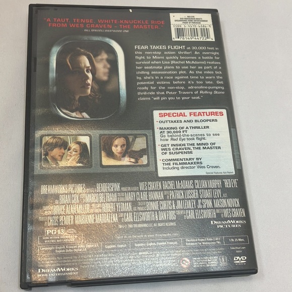 Red Eye DVD VIDEO - Picture 2 of 4